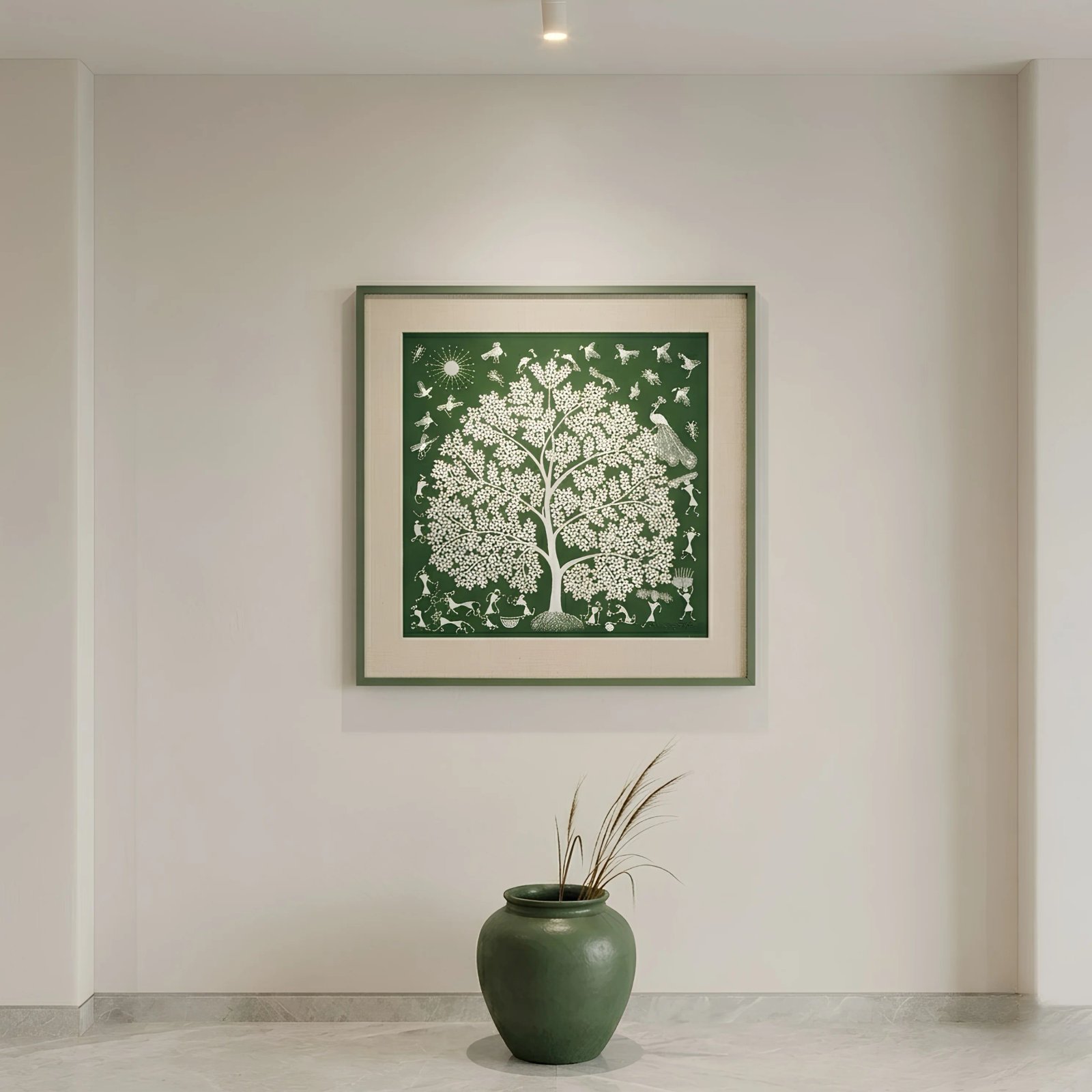 Tree of Life – Tribal Nature Folk Art Painting Thumbnail 2