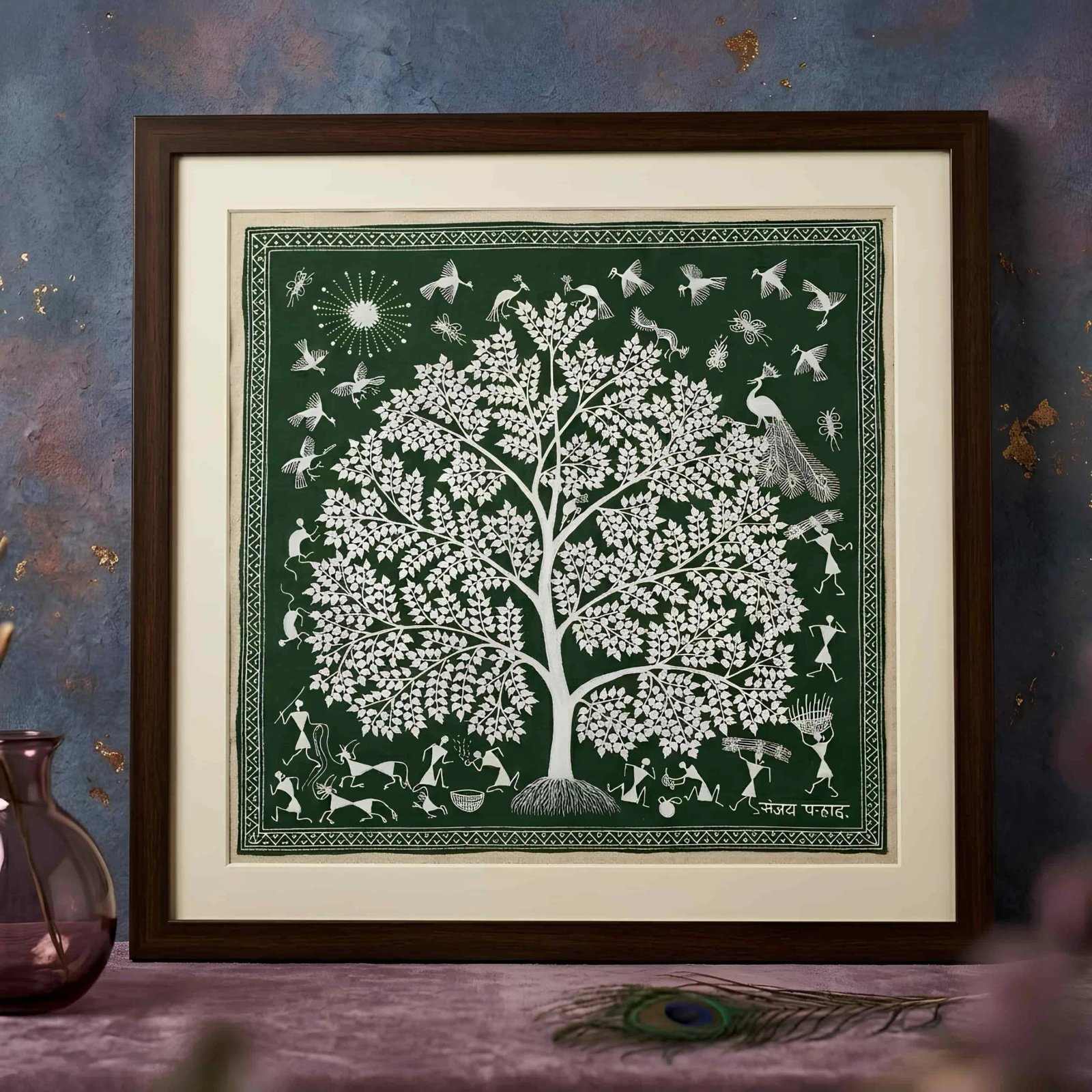 Tree of Life – Tribal Nature Folk Art Painting
