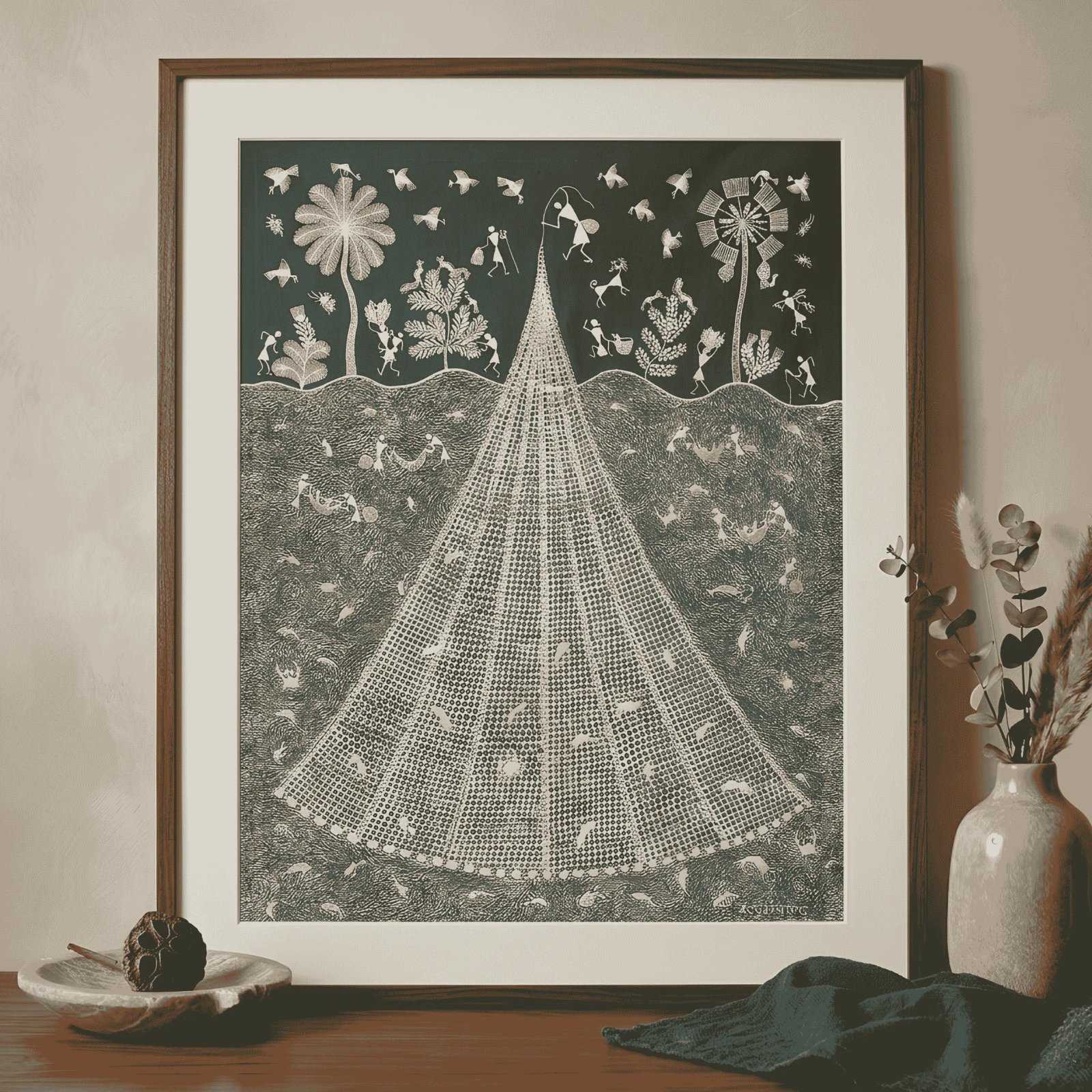 Authentic Warli Panoramic Tarpa Dance & Village Celebration alternate view