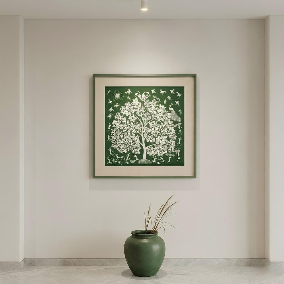 Tree of Life – Tribal Nature Folk Art Painting