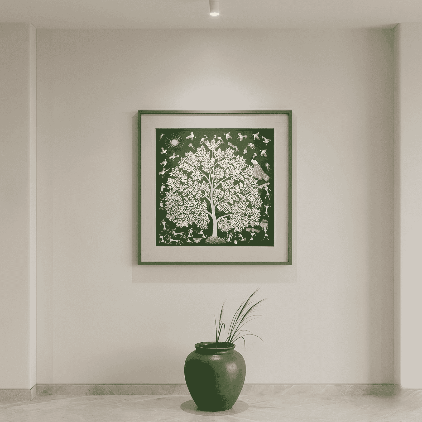 Tree of Life – Tribal Nature Folk Art Painting alternate view