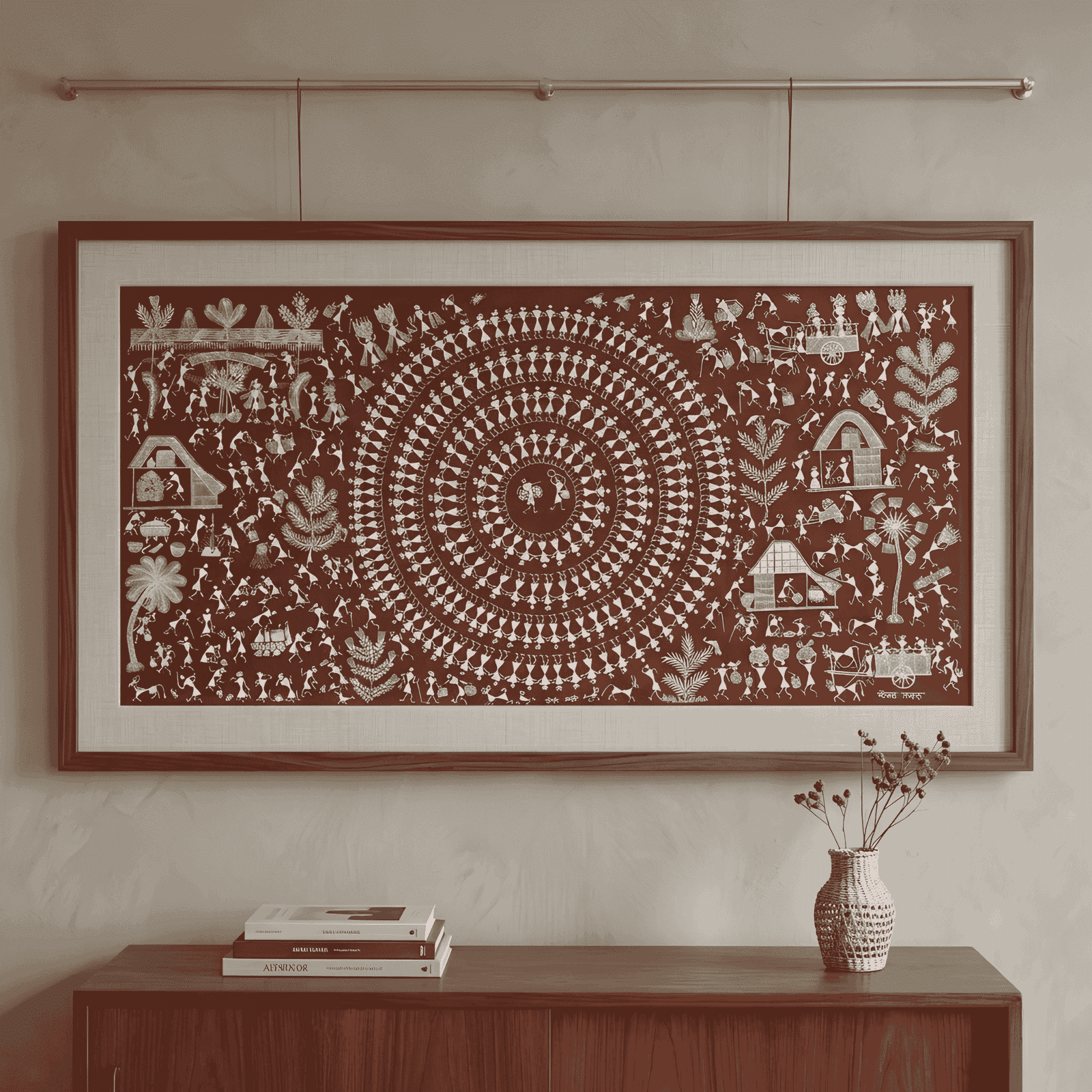 Authentic Warli Panoramic Village Ecosystem alternate view