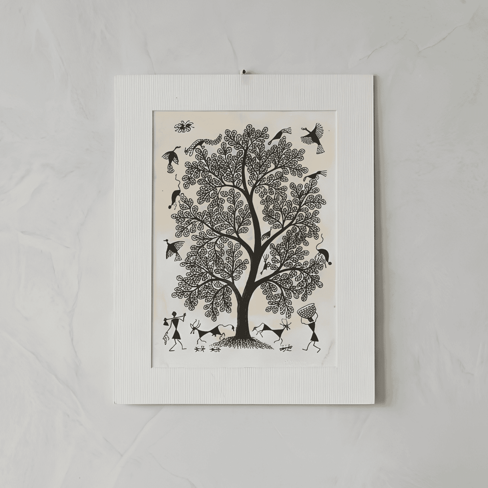 Handmade Warli Folk Art Painting